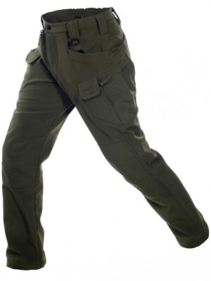 Брюки тактические мужские Софтшелл Gongtex Assault Softshell Pants, осень-зима, цвет черный