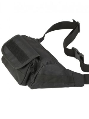 Универсальная тактическая поясная/наплечная сумка Tactical Sling Bag, 2,2 л, арт 813, цвет Черный (Black)