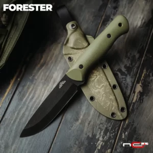 nozh-turisticheskij-forester-aus10-g10-olive-s-nozhnami-iz-kajdeksa